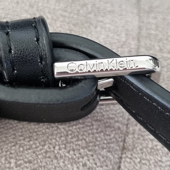 Calvin Klein Leather Two Way Bag - Leather Crossbody or Leather Handbag - Picture 16 of 16